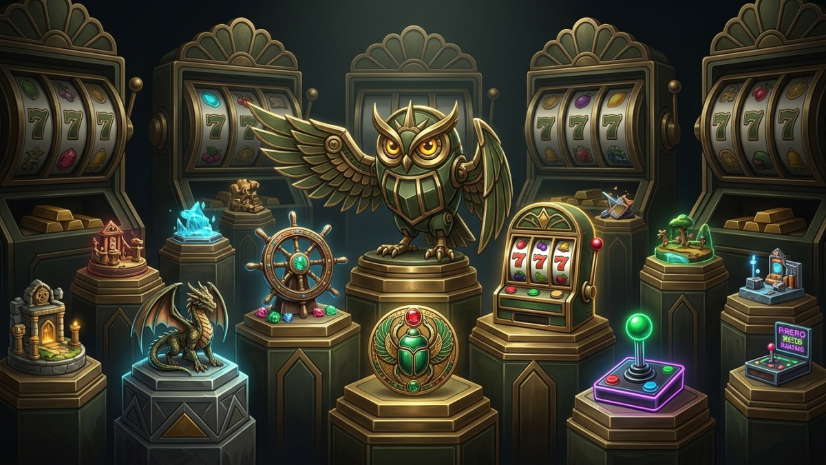 Futuristic multi-reel slot interface with glowing multipliers and dynamic paylines